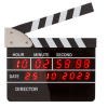 photo-Réveil - Horloge - Clap de cinéma - LED - 22x16cm - Idées cadeaux - Original