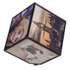 photo-Cadre photo - Cube tournant - 6 photos - Original - Idées cadeaux - Souvenirs