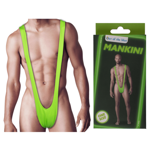 Maillot de bain - Slip - Borat - Vert - Déguisement - Humour - Taille unique