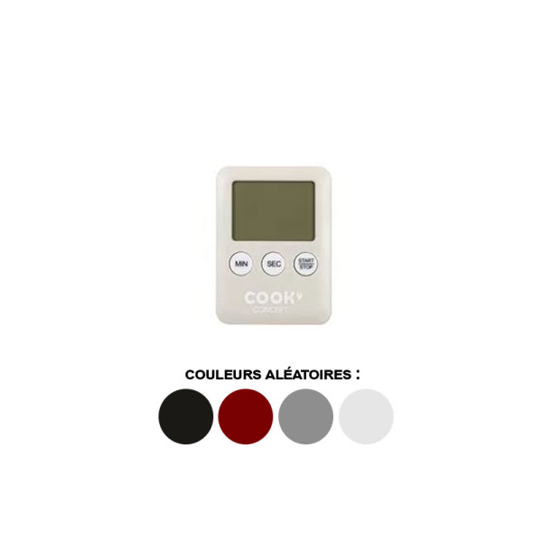 Minuteur de cuisine - Electronique - Aimanté - Facile à fixer - Cuisson