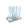 photo-Egouttoir pour biberons - Pour 6 biberons et tétines - Plastique - Cuisine