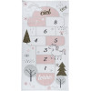 photo-Tapis - Marelle - Licorne - Rose/Blanc - Chambre enfant - fille - 140x70cm