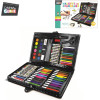 Mallette de coloriage - Crayons, feutres, peinture, craies, ciseaux - 86 pièces - Enfant