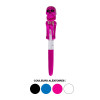 Stylo à bille - Squelette boxeur - Yeux LED rouge - Humour - Idées cadeaux
