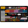 photo-50 feutres à dessin - Calligraphie - 10 teintes - Assortiment mines - STABILO Creative Tips