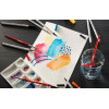50 feutres à dessin - Calligraphie - 10 teintes - Assortiment mines - STABILO Creative Tips