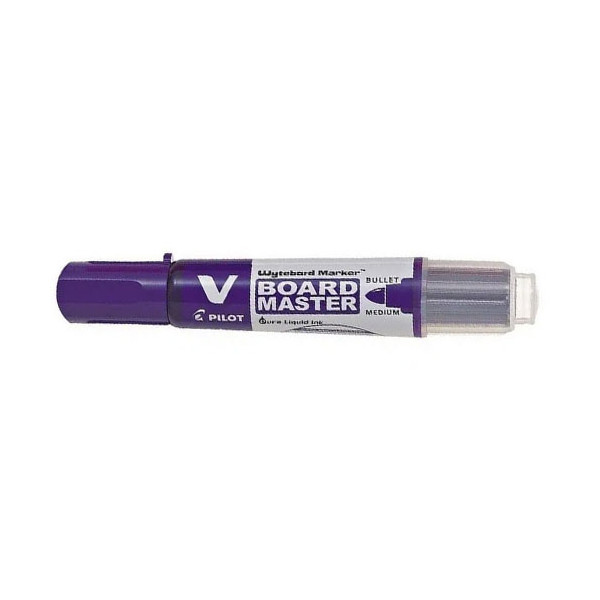 photo-Marqueur - Pour tableau blanc - Violet - Effaçable - Rechargeable - Pilot - V-Board Master