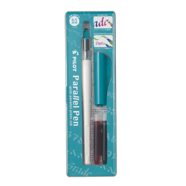 photo-Stylo plume - Calligraphie - Plume moyenne - 4,5mm - Pilot - Parallel Pen