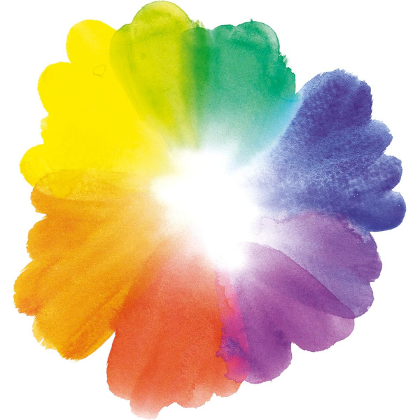 Peinture aquarelle - 12 pastilles - Pour enfant - Pinceau inclus - Faber-Castell