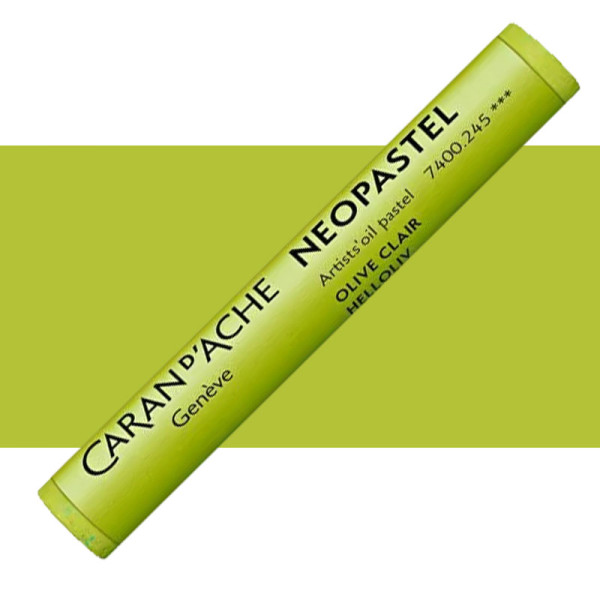 photo-Pastel tendre à l'huile - Olive clair - 245 - Neopastel - Caran d'Ache