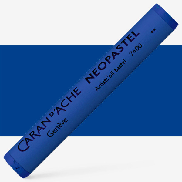 photo-Pastel tendre à l'huile - Bleu royal - 130 - Neopastel - Caran d'Ache