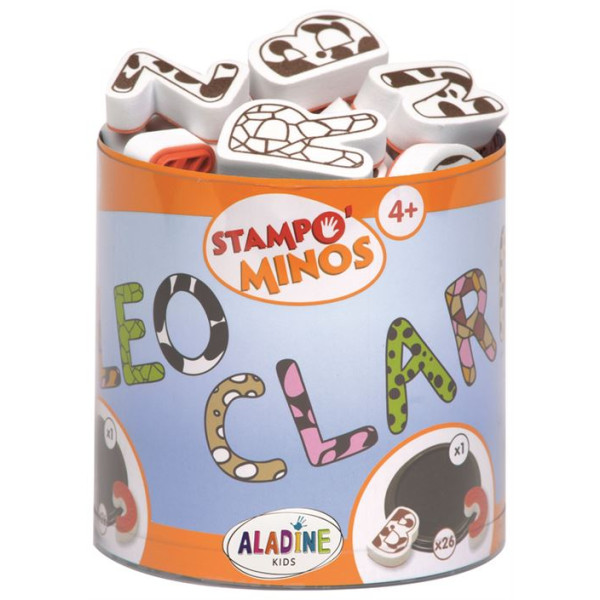 photo - Tampons encreur - Pour enfant - Alphabet -  Encre lavable - Dès 3 ans - Aladine