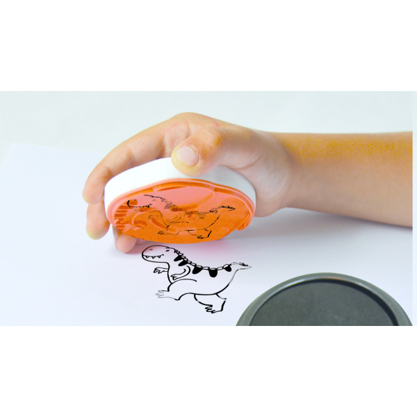 Encreur - Pour enfant - 4 couleurs - Encre lavable - Dès 3 ans - Aladine
