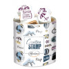 photo - Tampons encreur - Loisirs créatifs - Scrapbooking - Voyage - 46 pièces - Aladine