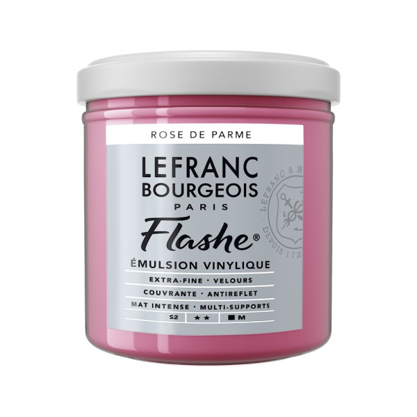 photo-Peinture vinylique - Flashe - Rose de Parme - 430 - Lefranc Bourgeois - 125ml
