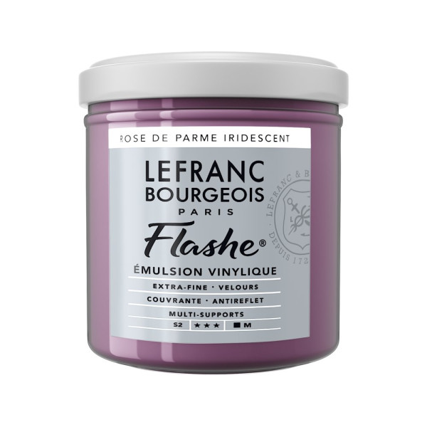 photo-Peinture vinylique - Flashe - Rose de Parme iridescent - 839 - Lefranc Bourgeois - 125ml