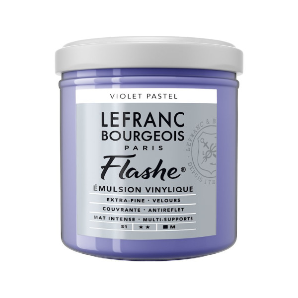photo-Peinture vinylique - Flashe - Violet pastel - 785 - Lefranc Bourgeois - 125ml