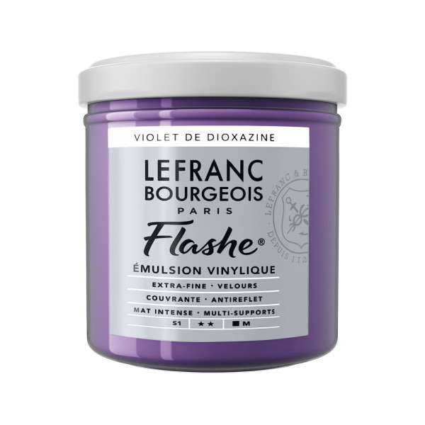 photo-Peinture vinylique - Flashe - Violet dioxazine - 473 - Lefranc Bourgeois - 125ml