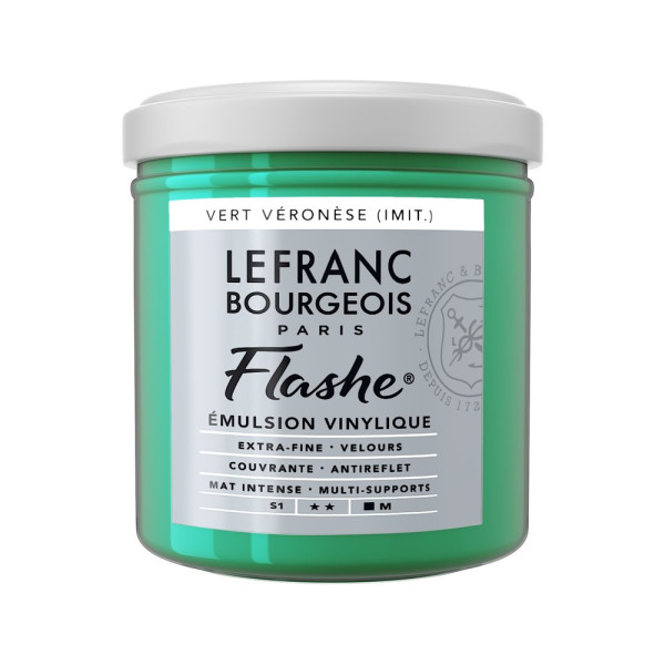 photo-Peinture vinylique - Flashe - Vert Véronèse - 549 - Lefranc Bourgeois - 125ml