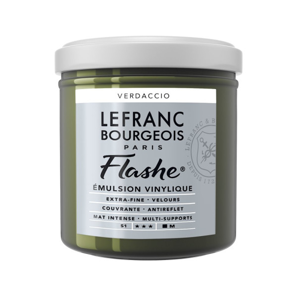 photo-Peinture vinylique - Flashe - Verdaccio - 500 - Lefranc Bourgeois - 125ml