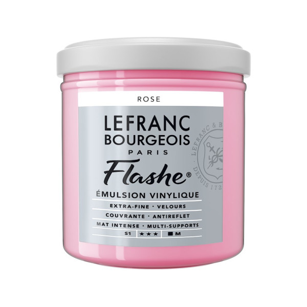 photo-Peinture vinylique - Flashe - Rose - 351 - Lefranc Bourgeois - 125ml