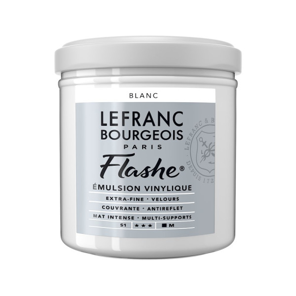 photo-Peinture vinylique - Flashe - Blanc - 022 - Lefranc Bourgeois - 125ml