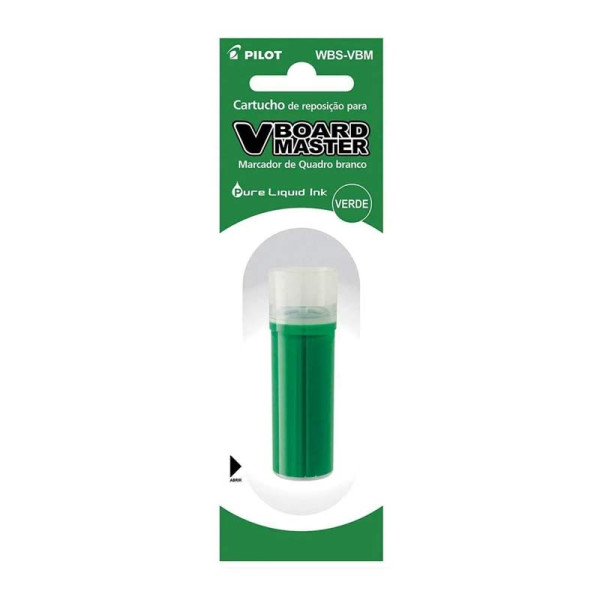 photo-Recharge pour marqueur - Effaçable - V-Board Master - Pilot - Vert - Pointe moyenne