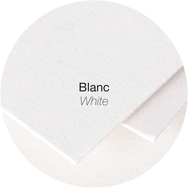 Lot De 3 Blocs Dessin A4 Uni Blanc – 120g, 25 Feuilles, Perforées 9 Trous, Fabriqué En France