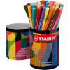 photo-Feutres de coloriage - STABILO - Pen 68 - Arty - 45 couleurs - Pot métal