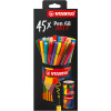 Feutres de coloriage - STABILO - Pen 68 - Arty - 45 couleurs - Pot métal