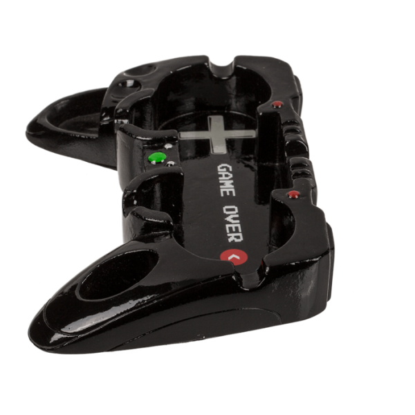 Cendrier manette de jeux vidéo « Game Over » – Noir – Out of the Blue