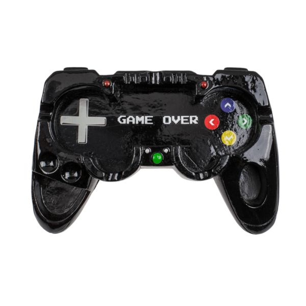 Cendrier manette de jeux vidéo « Game Over » – Noir – Out of the Blue