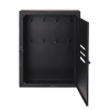 Boîte à clés - Métal - Noir - Déco - A suspendre - 8 accroches - 23x30x9cm