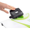 Perforatrice - 2 trous - Noir - Métal - Bureau - Avec guide papier ajustable