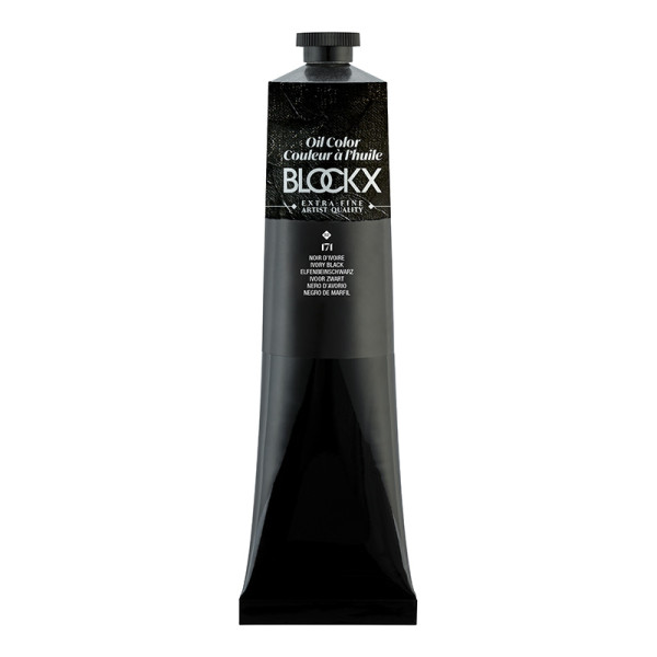 photo-Blockx - Peinture à l'huile - Extra-fine - Noir d’Ivoire - 212171BXC - 200ml
