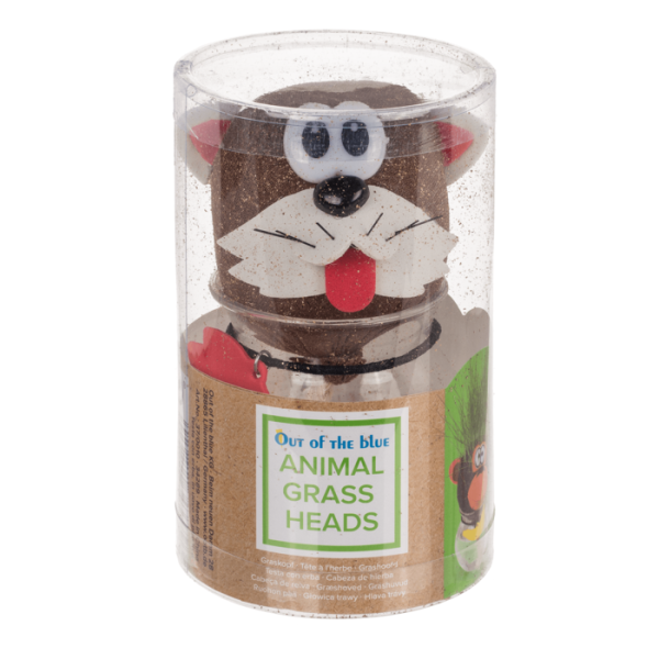 Jeu enfant - Tête d'animal en herbe - Jardinage - Idées cadeaux