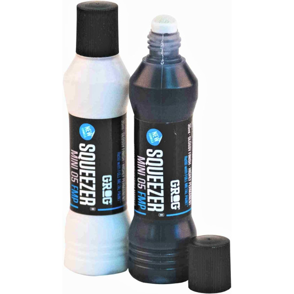 photo-Grog - Squeezer Mini 05 FMP - 2 couleurs blanc et noir - Marqueur peinture - Street-art