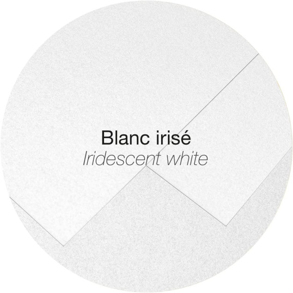 Enveloppes - C5 - 16,2x22,9cm - Pollen - Blanc irisé - 20 unités - Clairefontaine