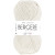 photo-Pelote de laine - Blanc - 100% coton bio - 3mm - Tricot et crochet - Bergère de France