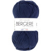 photo-Pelote de laine - Marin - 100% coton bio - 3mm - Tricot et crochet - Bergère de France