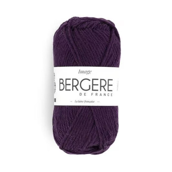 photo-Pelote de laine - Violet - 50% Laine mérinos 50% acrylique - Bergère de France - Image