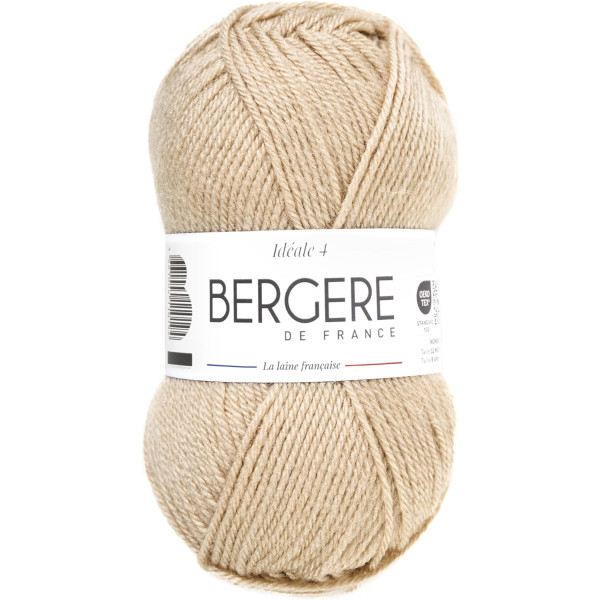 photo-Pelote de laine - Beige - 50% Laine 50% acrylique - Bergère de France - Idéale 4