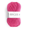photo-Pelote de laine - Magenta - 50% Laine 50% acrylique - Bergère de France - Idéale 4