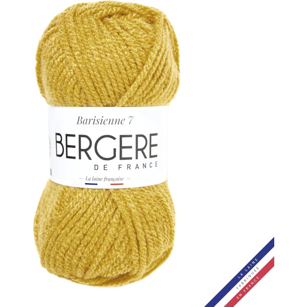 Pelote De Laine Bergère De France - Barisienne 7, 100% Acrylique, Couleur Bisque, Neuve