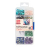 photo-Perles - Pierre semi-précieuse - Pour bijoux, collier, bracelet - 8 assortiments