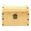 photo-Petit coffre de pirate - Bois - A décorer - 16x11x12,5cm - Loisirs créatifs