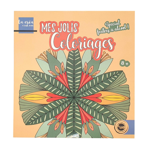 photo-Coloriage - Mandalas - Adulte et enfant - 16 modèles - 20x20cm - Dès 8 ans - Loisirs créatifs