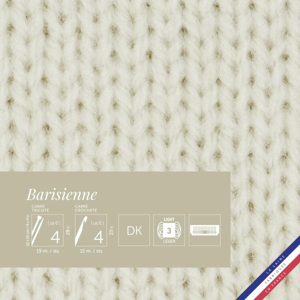 10 pelotes de laine - Igloo - 100% acrylique - Bergère de France - Barisienne