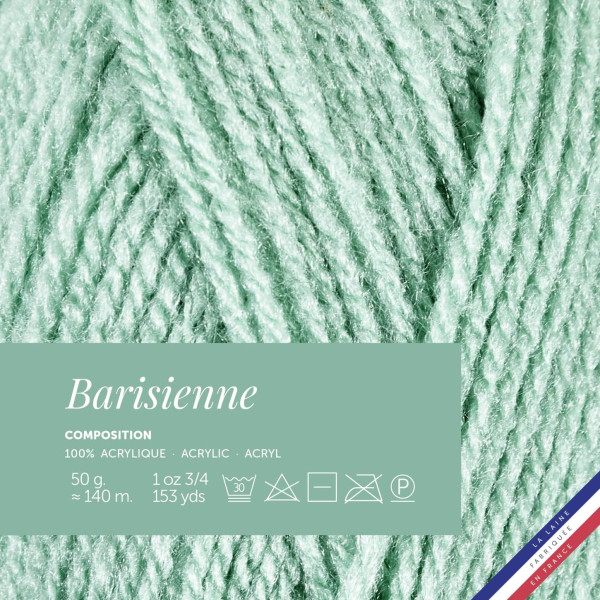 10 pelotes de laine - Bambou - 100% acrylique - Bergère de France - Barisienne
