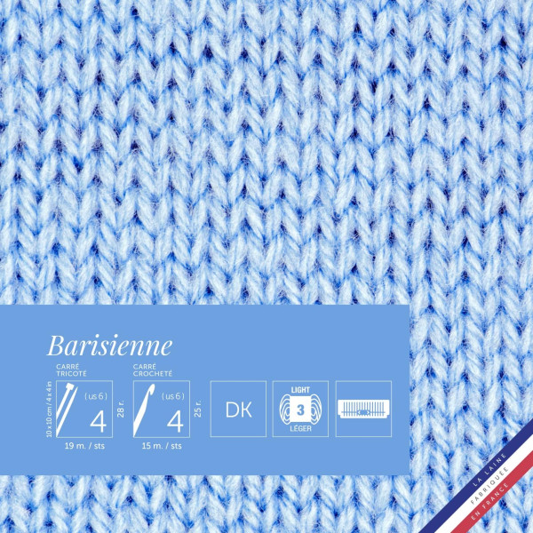 10 pelotes de laine - Clapotis - 100% acrylique - Bergère de France - Barisienne